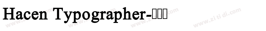 Hacen Typographer字体转换